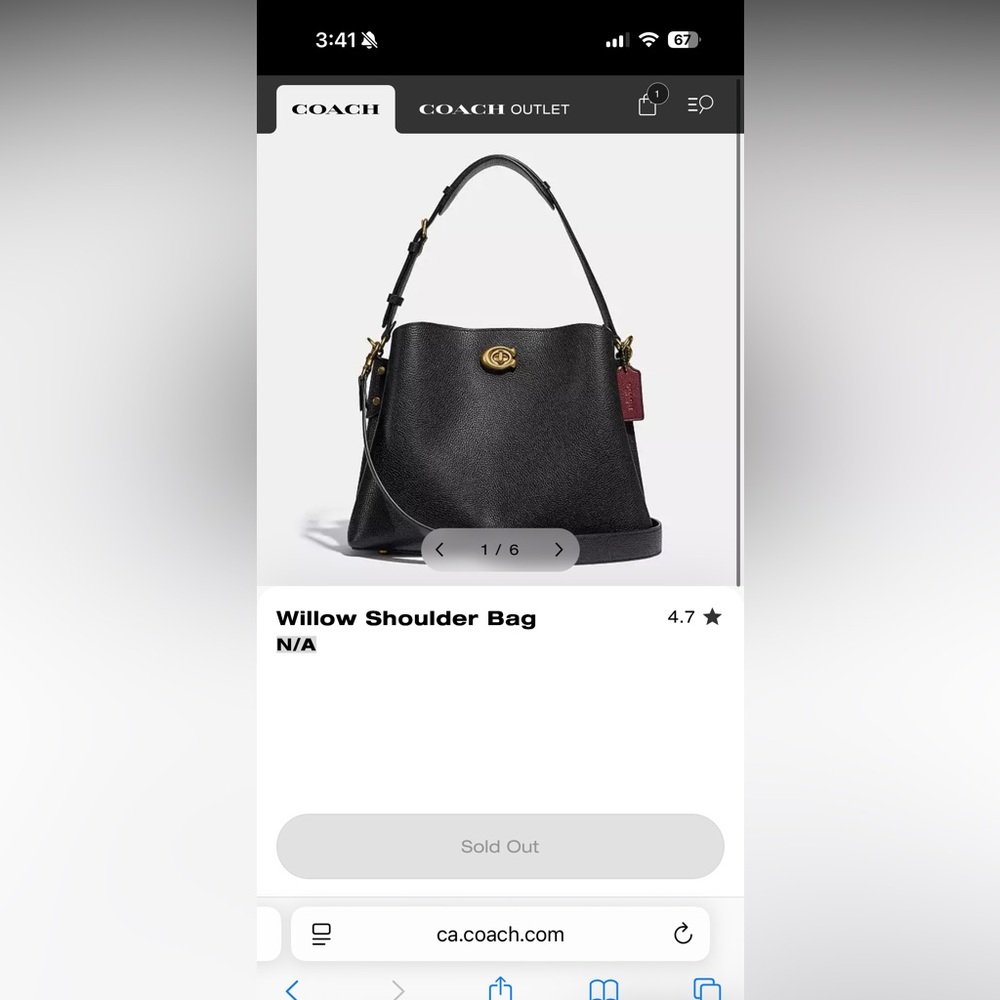Coach Willow Shoulder Bag